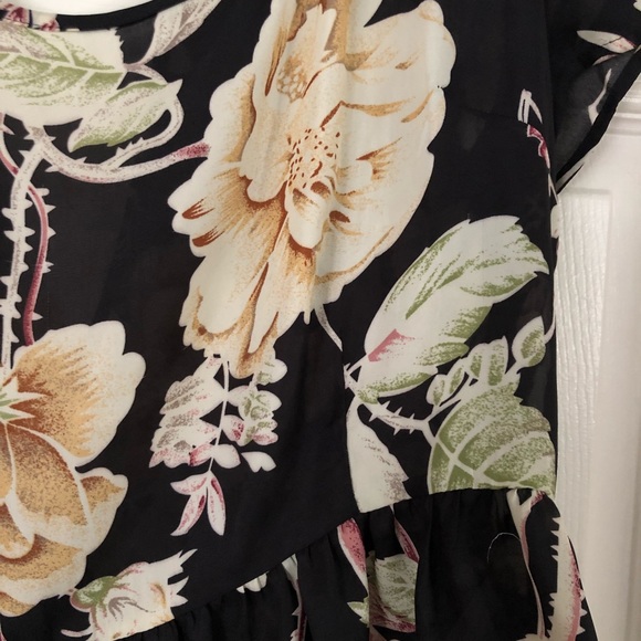 *SOLD* 
UO Open-Back Rose Peplum Top - Picture 6 of 6